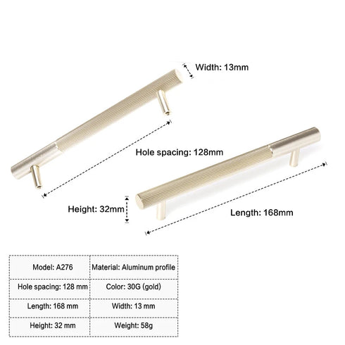 JAYA Brass Modern Living Room Cabinet Handles Durable Rectangle Design Light Luxury Style Furniture Door