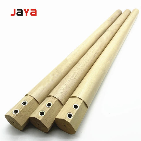 JAYA Modern Wood Furniture Legs for Dining and Kitchen Tables Black Training Table Office Use