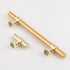 JAYA Gold Zinc Alloy T Bar Cabinet Pull Handles and T Knobs 64 96 128mm for Kitchen Wardrobe Drawer Cupboard