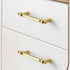 JAYA Kitchen Pulls Furniture Hardware Supplier Bright Gold Cabinet Handles Industrial Zinc Alloy Modern Furniture Handle & Knob