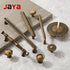 JAYA Retro Zinc Alloy Wardrobe Door Handle Modern Light Luxury Simple Bronze Single-hole Drawer Cabinet Wine