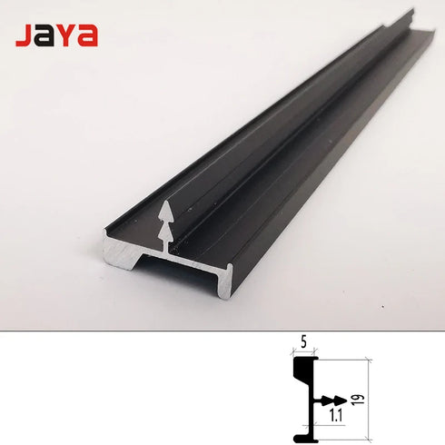 JAYA European Style 18mm Board Mother Handle Clothes Cabinet Furniture Hardware Embedded Invisible Door Handle Hidden Handle