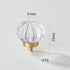 JAYA Transparent Champagne Crystal Cabinet Knobs with Brass Base Decorative Drawer Pulls for Wardrobe and Dresser