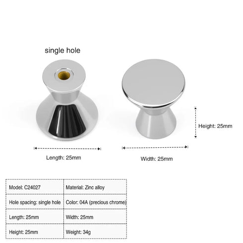 JAYA Furniture Hardware Modern Simple Semicircular Silver Pulls Wardrobe Door Knobs Zinc Alloy Handle