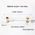 Handles and Knobs for Kitchen Cabinet Handle With Acrylic Handle Transparent Drawer Pulls