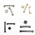 JAYA Furniture Hardware Metal Wardrobe Cupboard Drawer Pull Cabinet Zinc Alloy Handle Handle Furniture Handle