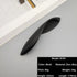 JAYA Modern European Black and Gold Metal Cabinet Pull Handles for Kitchen Drawers Wardrobe and Furniture Doors