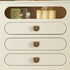 JAYA Creative Personalized French Retro Cabinet Shoe Drawer Handles Solid Brass Wall Cabinet Drawer Handles