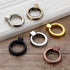 JAYA European Drawer Single Hole Handle Wardrobe Cabinet Bronze Pull Knob Chinese Antique Black Hanging Ring Cabinet Door Handle