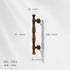 JAYA 2024 Modern Luxury Simple Antique Bronze Color Retro Single Hole Drawer Cabinet Handle Door Handle  Door Knobs