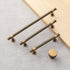 JAYA Antique Bronze Textured Cabinet Handles and Knobs Retro Zinc Alloy Drawer Pulls for Wardrobe Wine Cabinet Furniture