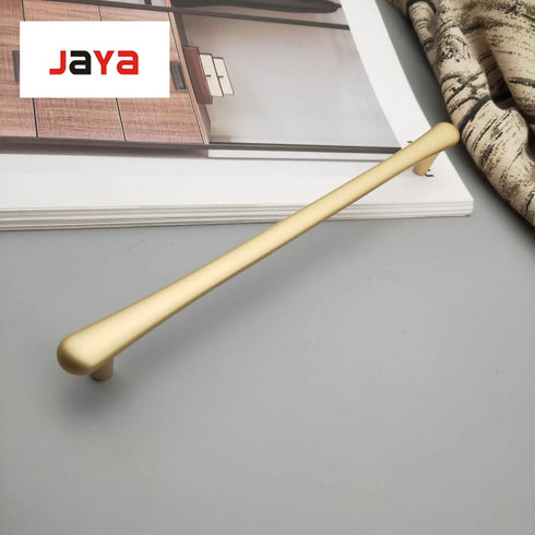 JAYA Modern minimalist gold European style zinc alloy handle  wardrobe cabinet drawer knob handle