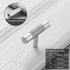 JAYA Woven Texture Cabinet T Bar Pull Handles and Knobs Modern Drawer Hardware for Kitchen Dresser Wardrobe Cupboard Furniture