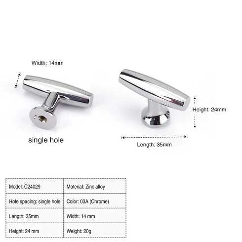 JAYA Furniture Hardware Modern Simple Semicircular Silver Pulls Wardrobe Door Knobs Zinc Alloy Handle