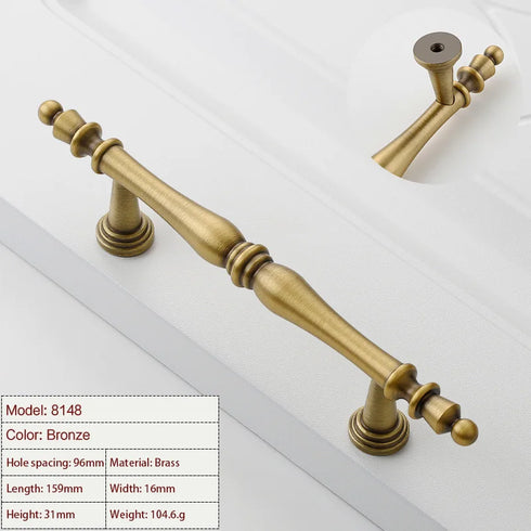 JAYA Factory Direct Sale High Quality Single Hole Drawer Cabinet  Door Handle French Light Luxury Furniture Door Handle