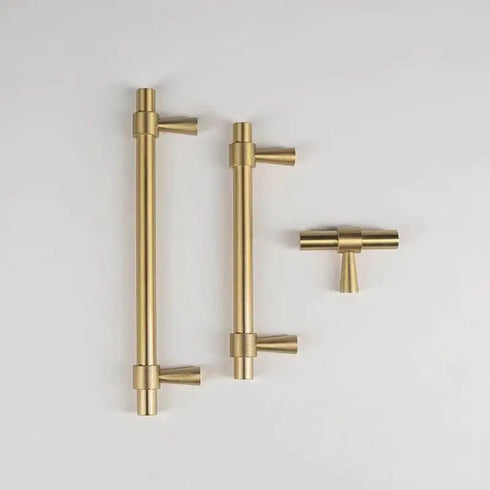 JAYA 2025 High Quality Brass Handle American Modern Gold Black Drawer Cabinet Furniture Hardware Door Handle Knobs