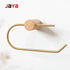 JAYA Modern Simple Bathroom Wall Mounted Multifunctional Brass Toilet Paper Towel Rack Perforated Toilet Paper Holder