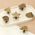 JAYA Creative Personalized French Retro Cabinet Shoe Drawer Handles Solid Brass Wall Cabinet Drawer Handles