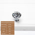JAYA Luxury Diamond Crystal Cabinet Handles and Knobs Vintage Drawer Pulls for Closet Door Wardrobe Cupboard Furniture Hardware