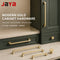 JAYA Modern Gold Zinc Alloy Cabinet Pull Handles and Knobs for Kitchen Wardrobe Drawer Cupboard Furniture Hardware