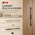 JAYA Gold Black Zinc Alloy Twisted Cabinet Pull Handles and Knobs Modern Drawer Wardrobe Cupboard Furniture Hardware