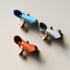 JAYA Children's Room Bedroom Cloakroom Pull Light Luxury Lovely Windmill Leather Door Handle Drawer Pulls Knob