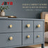 JAYA Gold Finish Zinc Alloy Cabinet Knobs Heart and Round Single Hole Drawer Pulls for Kitchen Wardrobe Dresser Furniture