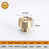 JAYA Solid Brass Round Button Design Cabinet Knobs for Kitchen Drawer Wardrobe Door Dresser Furniture Hardware