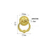 JAYA Antique Zamak Zinc Alloy Drop Ring Cabinet Pull Vintage Chinese Style Drawer Wardrobe Cupboard Furniture Handle