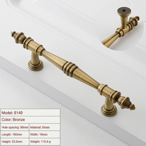 JAYA Factory Direct Sale High Quality Single Hole Drawer Cabinet  Door Handle French Light Luxury Furniture Door Handle