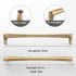 JAYA Antique Brass Finish Cabinet Handles and Knobs Bar Pulls Shell Pull and Ring Pull for Kitchen Wardrobe Drawer Furniture