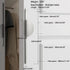JAYA Minimalist Zinc Alloy Semicircle Splice Multi-Function Cabinet Pull Handles for Drawer Double Door Kitchen Wardrobe