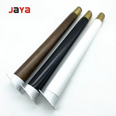 JAYA Modern Wood Furniture Legs for Dining and Kitchen Tables Black Training Table Office Use