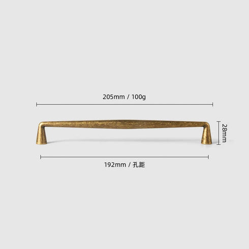 JAYA High Quality Simple Style Cabinet Zinc Alloy Door Handle Bronze Modern Design Personalized Shoe Cabinet Drawer Handle