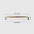 JAYA High Quality Simple Style Cabinet Zinc Alloy Door Handle Bronze Modern Design Personalized Shoe Cabinet Drawer Handle