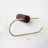 JAYA Modern Simple Bathroom Wall Mounted Multifunctional Brass Toilet Paper Towel Rack Perforated Toilet Paper Holder