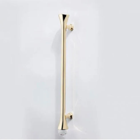 JAYA Gold Crystal End Cabinet Pulls Zinc Alloy Wardrobe Drawer Furniture Door Handles