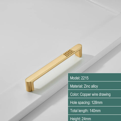JAYA  New Chinese Style Zinc Alloy Wardrobe Door Handle Gold Cabinet Long Handle Door Knob Drawer Pull Nordic Furniture Handles