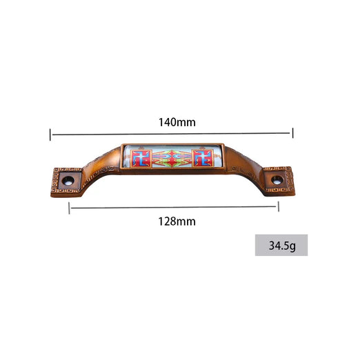 JAYA Aluminum  Alloy Cabinet Drawer Handle Note Shape Handles  Black Small Cabinet Kitchen Door  KNOB
