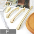 JAYA Bathroom Cabinet Drawer Cabinet Door Handle Wardrobe Handle Black Gold Zinc Alloy Cabinet Door Extended Handle