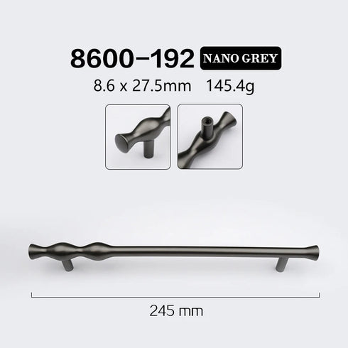 JAYA Gold Black Zinc Alloy Twisted Cabinet Pull Handles and Knobs Modern Drawer Wardrobe Cupboard Furniture Hardware