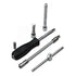 JAYA 46PCS Manganese Phosphate Combination Socket Wrench Set Auto Repair Ratchet Tool Kit with Portable Carry Case