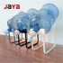 JAYA 5 Gallon Folding Eco-Friendly Plastic Water Bottle Dispenser Stand Countertop Drinking Water Jug Holder Rack