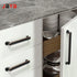 JAYA Luxury European-style Wardrobe Door Handle American-style Cabinet Door Handle Drawer Cabinet Door Black Red Handle