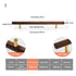 JAYA Modern Natural Wood Cabinet Pull Handles and Knobs with Gold Posts for Kitchen Wardrobe Drawer Cupboard Furniture