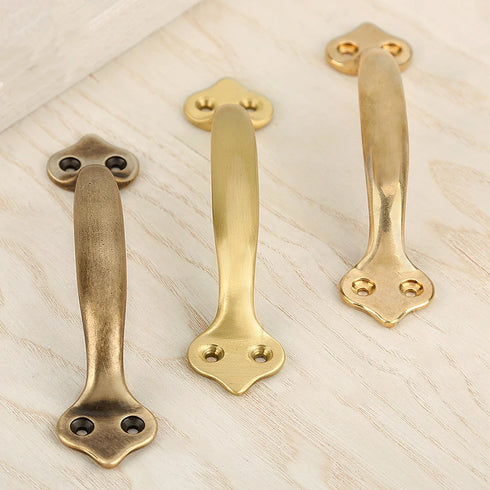 JAYA  New Chinese Style Wardrobe Door Brass Handle European Style Bronze Window Handle Drawer Hardware Handle