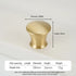 JAYA Solid Brass Cabinet Pull Handles and Knobs Satin Gold Furniture Hardware for Kitchen Drawers Wardrobe Doors
