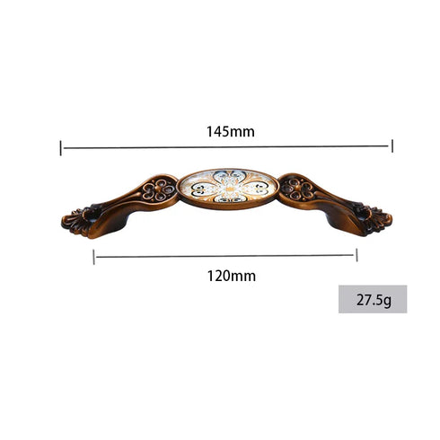 JAYA Aluminum  Alloy Cabinet Drawer Handle Note Shape Handles  Black Small Cabinet Kitchen Door  KNOB