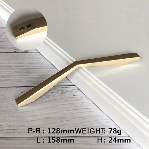 JAYA Modern Zinc Alloy Arc Cabinet Handles Slim European Style Multi Finish Drawer Pulls for Kitchen Wardrobe Cupboard Furniture