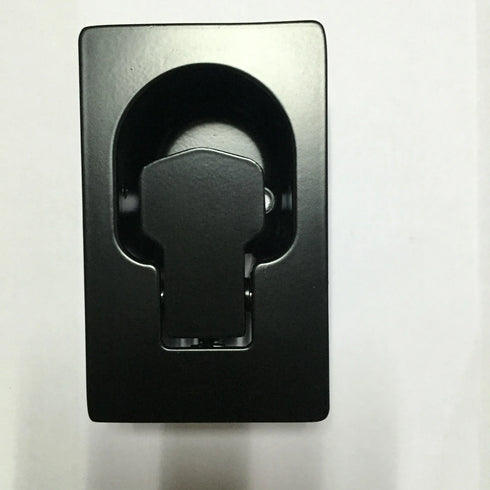 JAYA Zinc Alloy Oval Recliner Release Handle Black and Chrome Sofa Chair Couch Pull Lever Replacement Furniture Hardware Parts